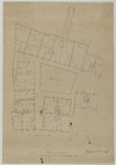 214996 Plattegrond van de St.-Margaretenhof aan het Jansveld te Utrecht.